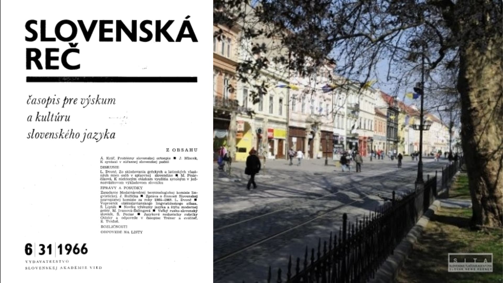 Najstarší slovenský jazykovedný časopis „Slovenská reč“ začal vychádzať v Košiciach pred 90 rokmi