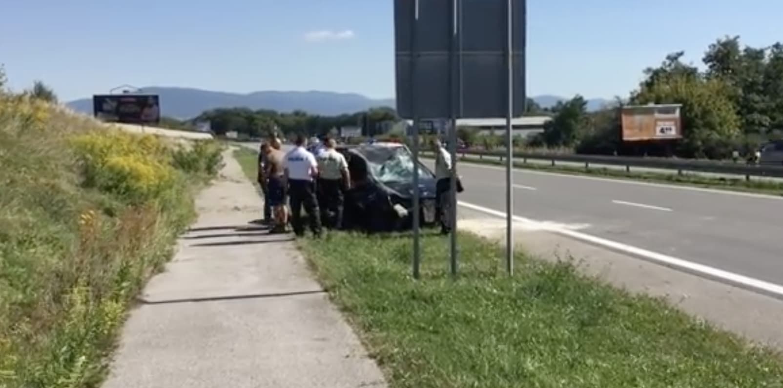 AKTUALITA: Dopravná nehoda pri moste VSS