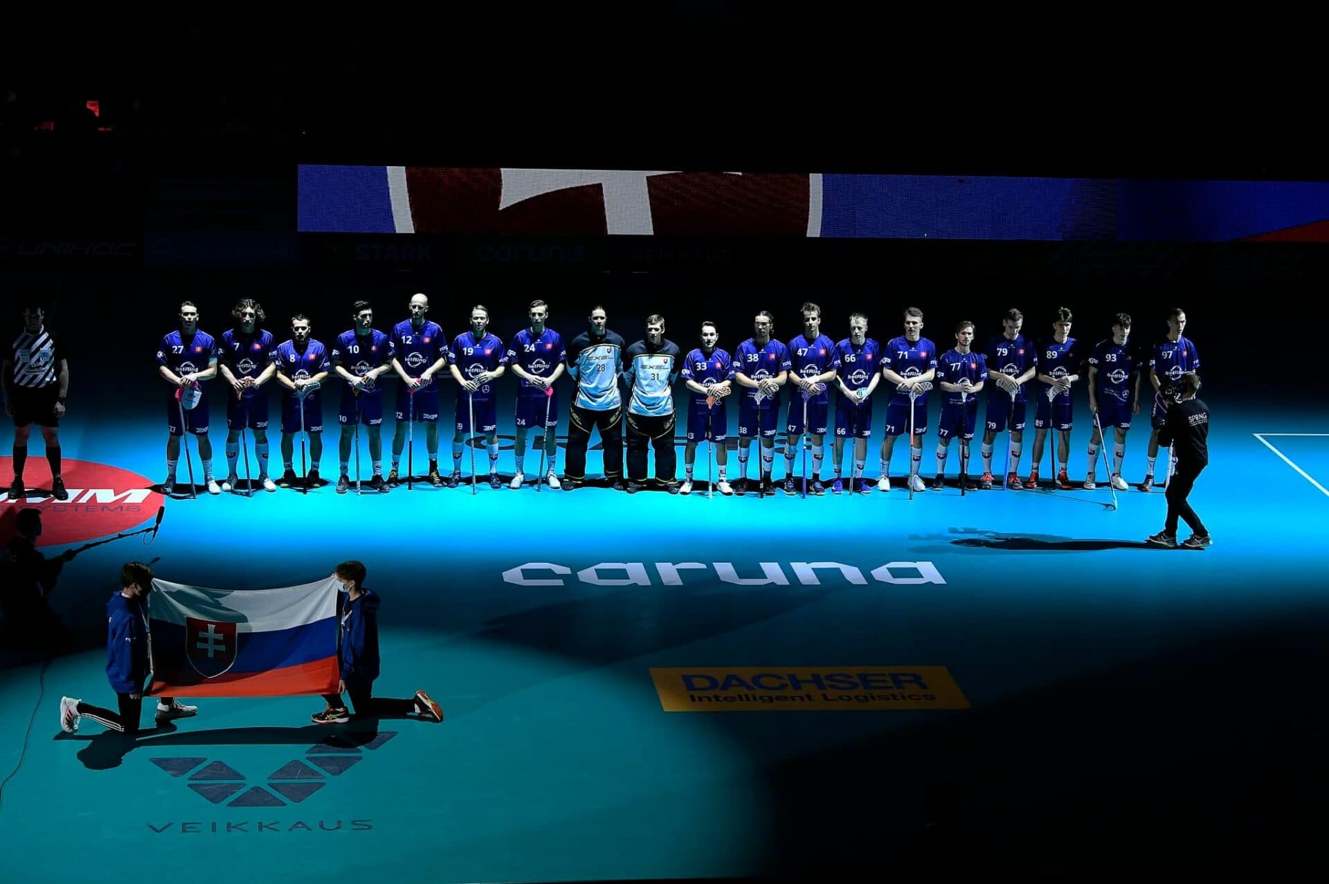Slovenskí reprezentanti vo florbale bojujú na turnaji v Nemecku, na súpiske sú aj Košičania