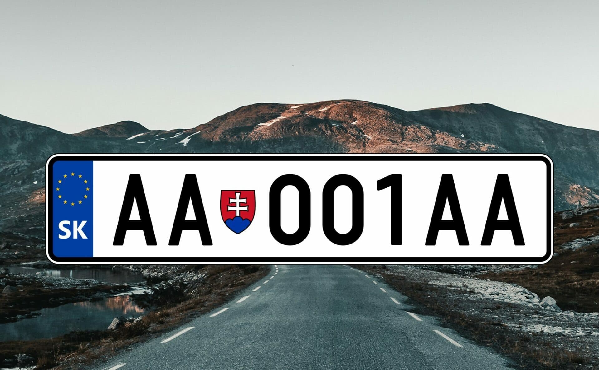 Od januára budú nové tabuľky s evidenčných číslom vozidla