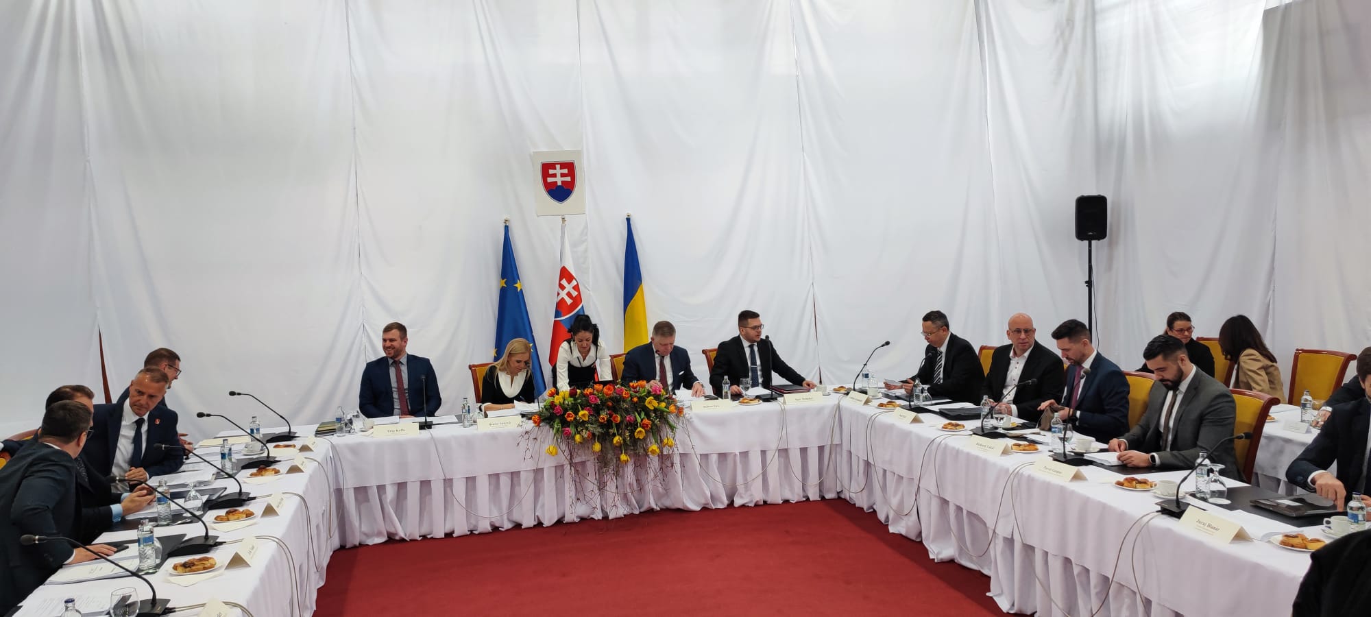 Výjazdové rokovanie vlády v Michalovciach. FOTO: Tomáš Mácha