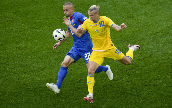 Slováci v druhom zápase na ME vo futbale neuspeli, vedenie stratili a nakoniec Ukrajine podľahli