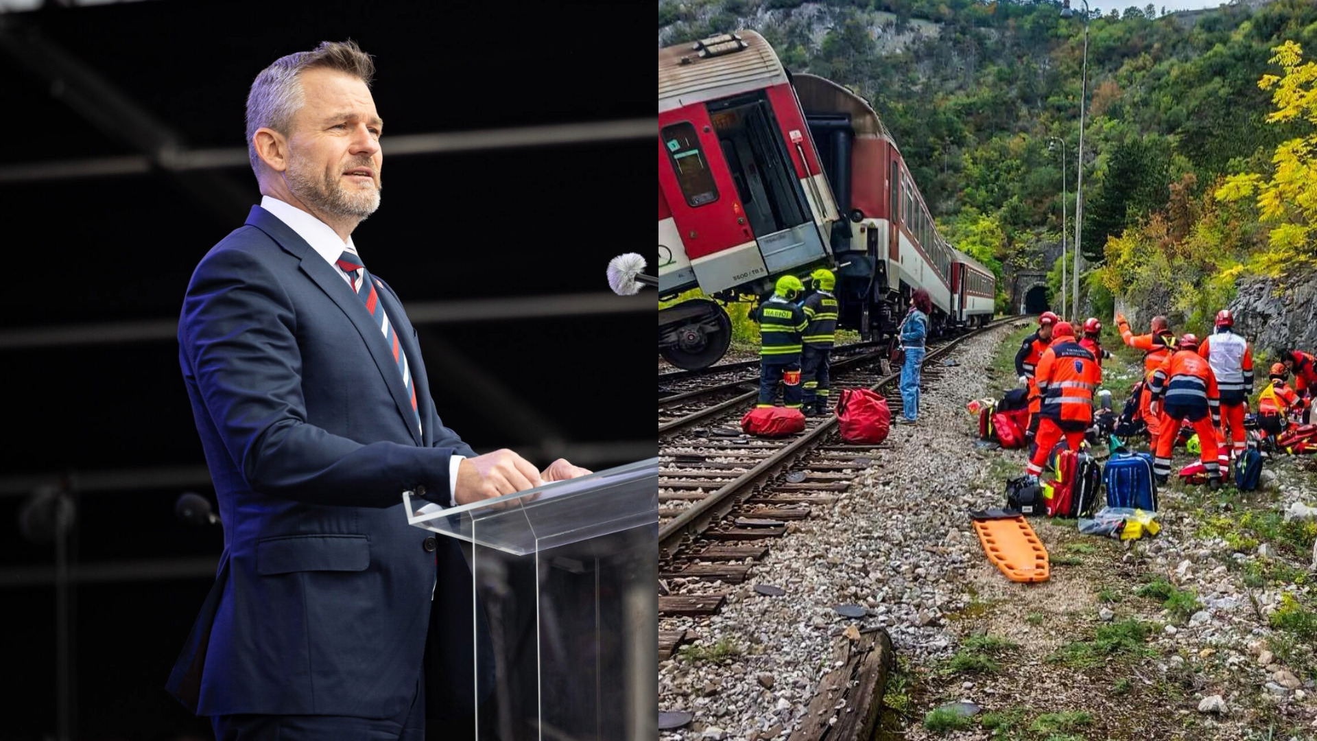 Prezident Pellegrini verí, že príčiny zrážky vlakov  sa podarí vyšetriť čím skôr